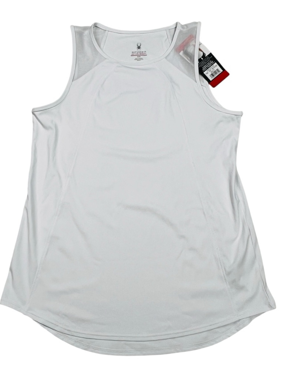 Spyder White Women's Performance Tank Top‎ with Racerback